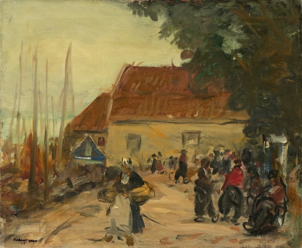 Scena di strada a Volendam